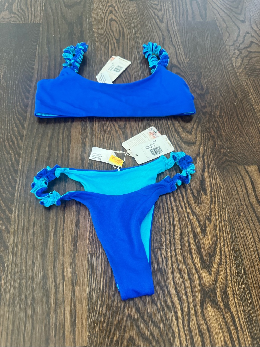 Agua Bendita Rui bikini top and Adele bikini bottom